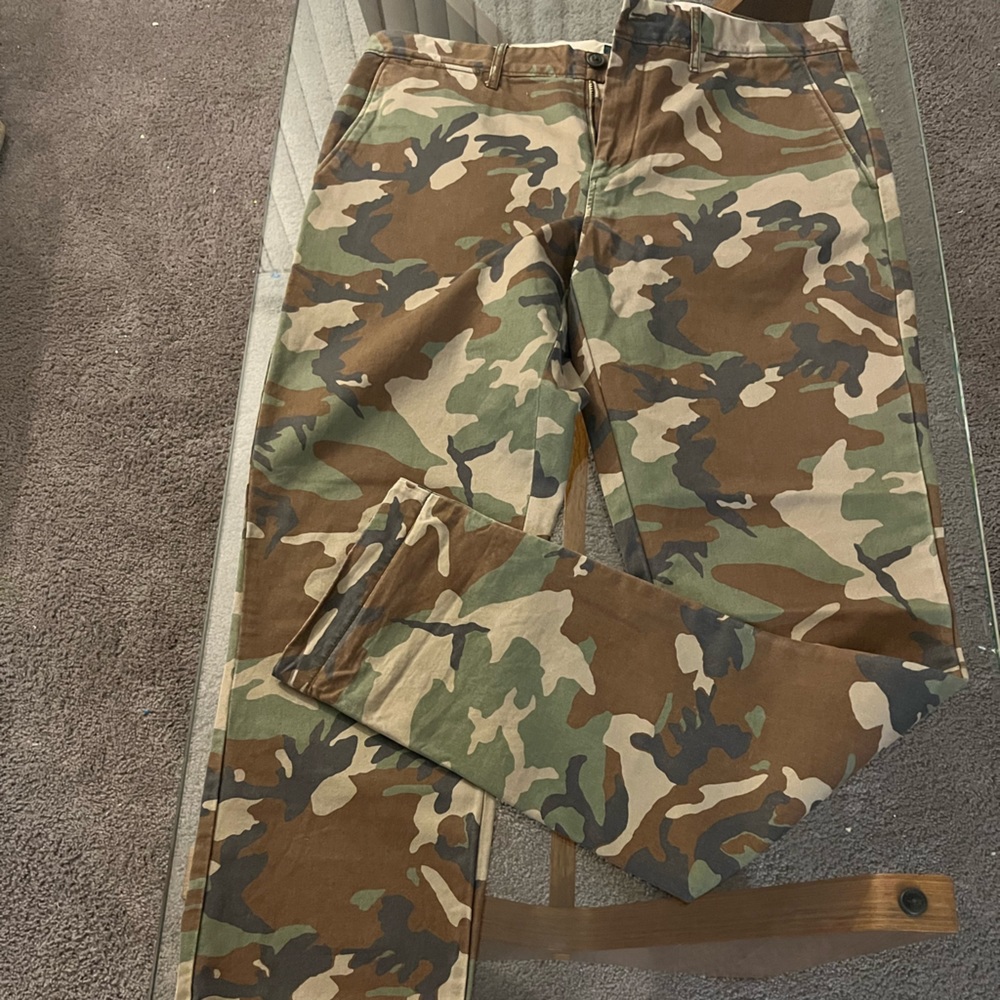 J. Crew camo chinos